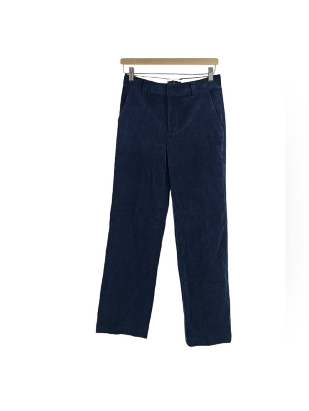 Club Monaco wide leg pants chunky cords blue career casual thick sz 0